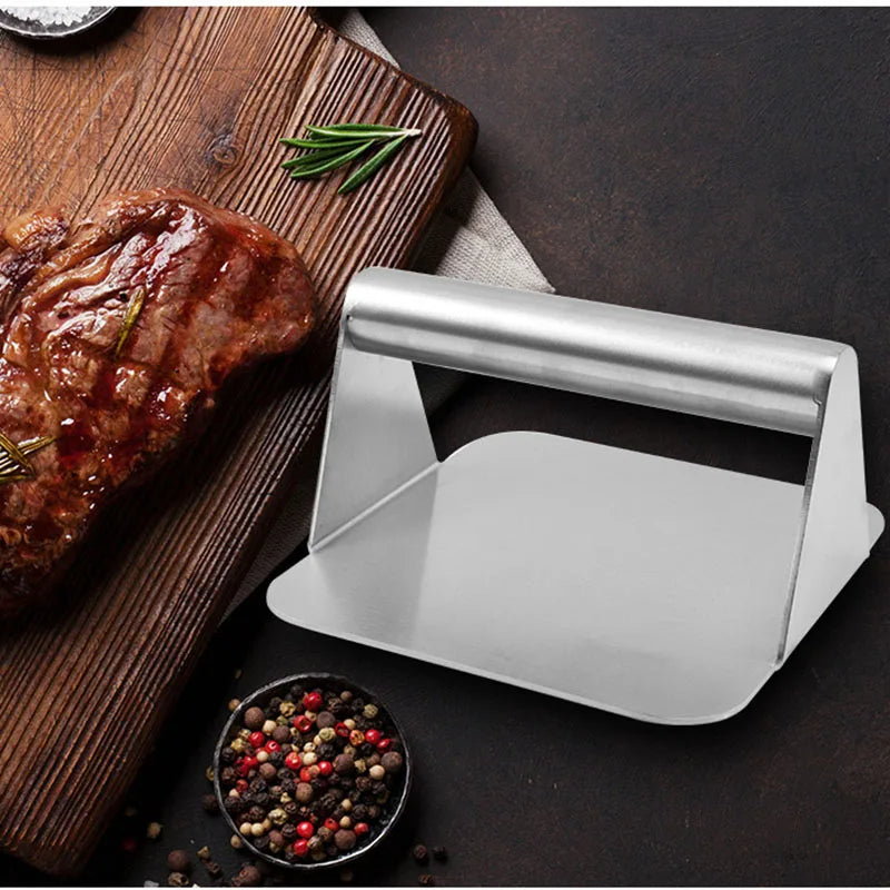 Hamburger Press 304 Stainless Steel Non-Stick Meat Beef Grill Burger Press Patty Maker Hamburger Maker Kitchen Supplies
