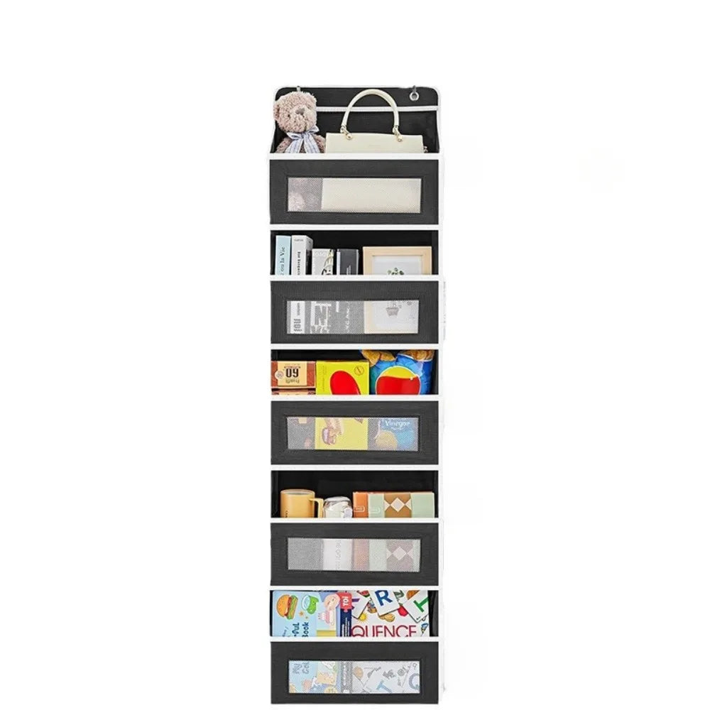 5-Shelf Hanging Storage Organizer – Behind Door Multi-Pocket Space Saver