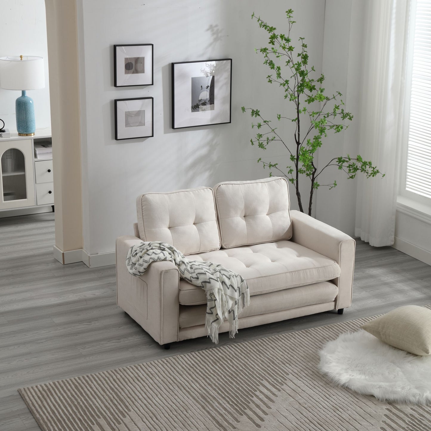 The UrbanFlex Convertible Sofa Bed