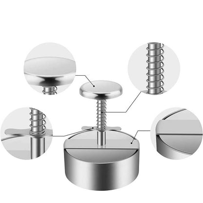 GrillMaster Stainless Steel Burger Press