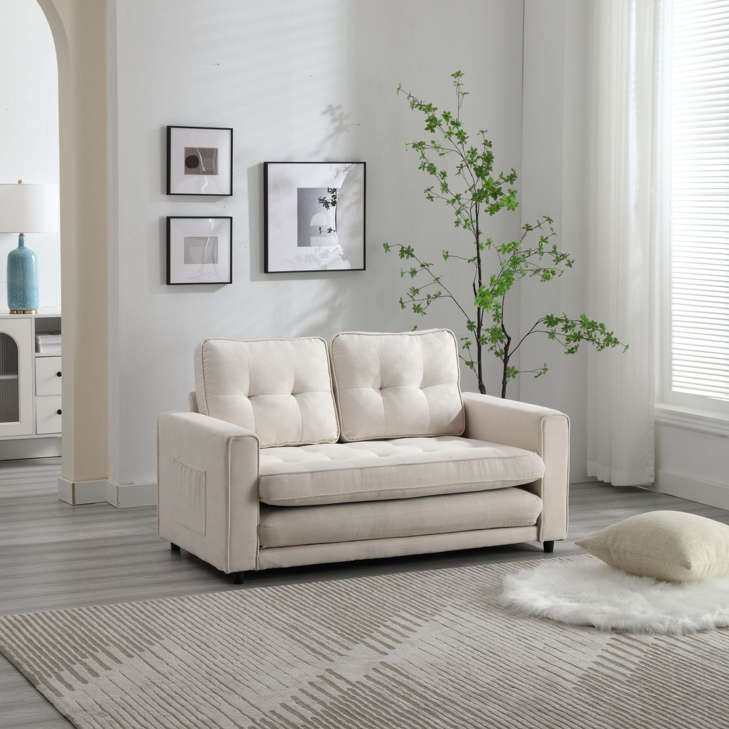 The UrbanFlex Convertible Sofa Bed