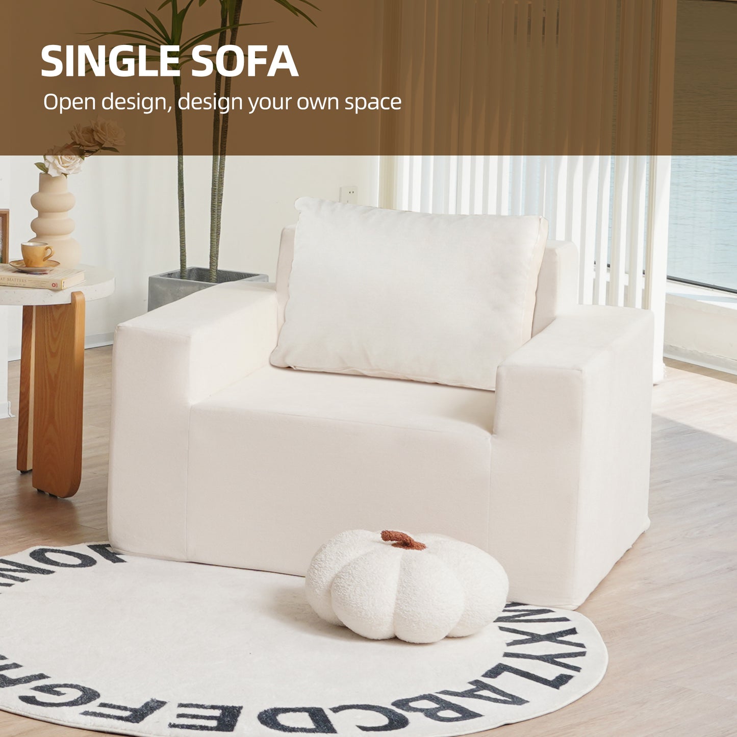 The CloudNest Foam Lounge Chair