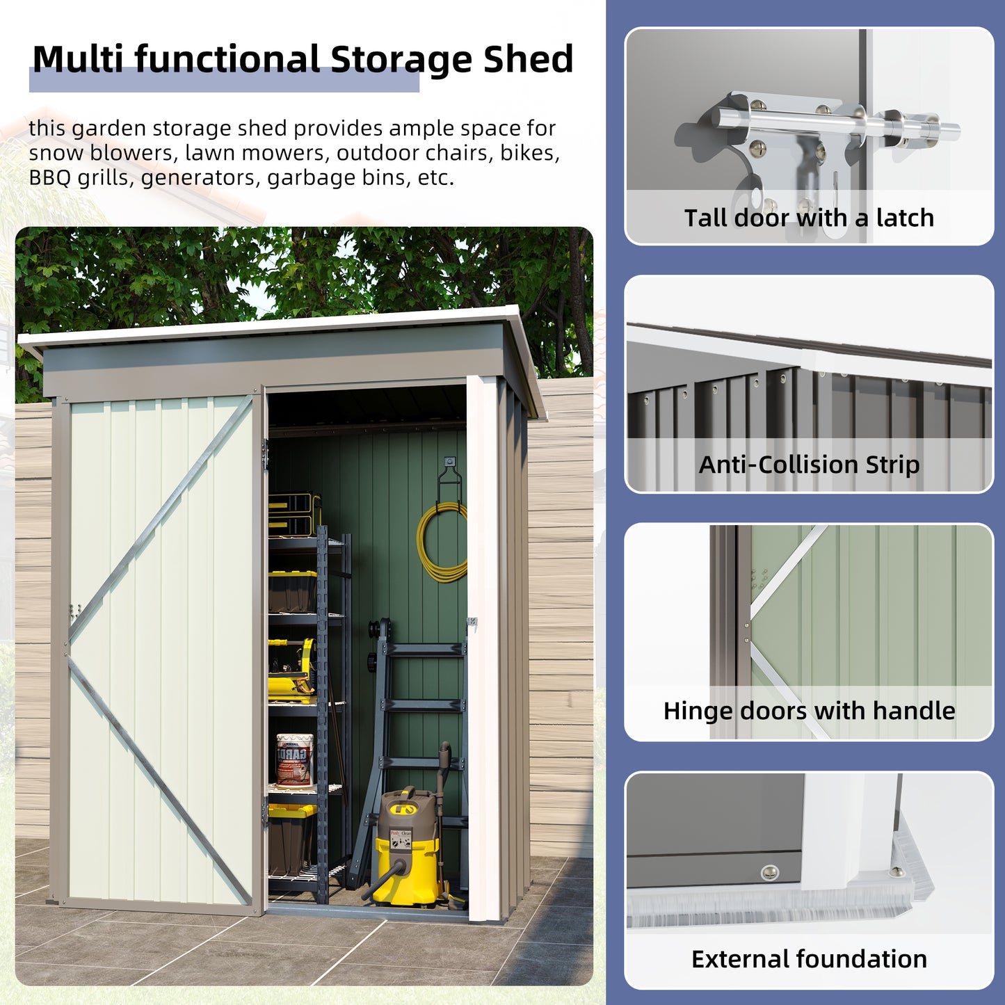 IronPeak Outdoor Storage Shed