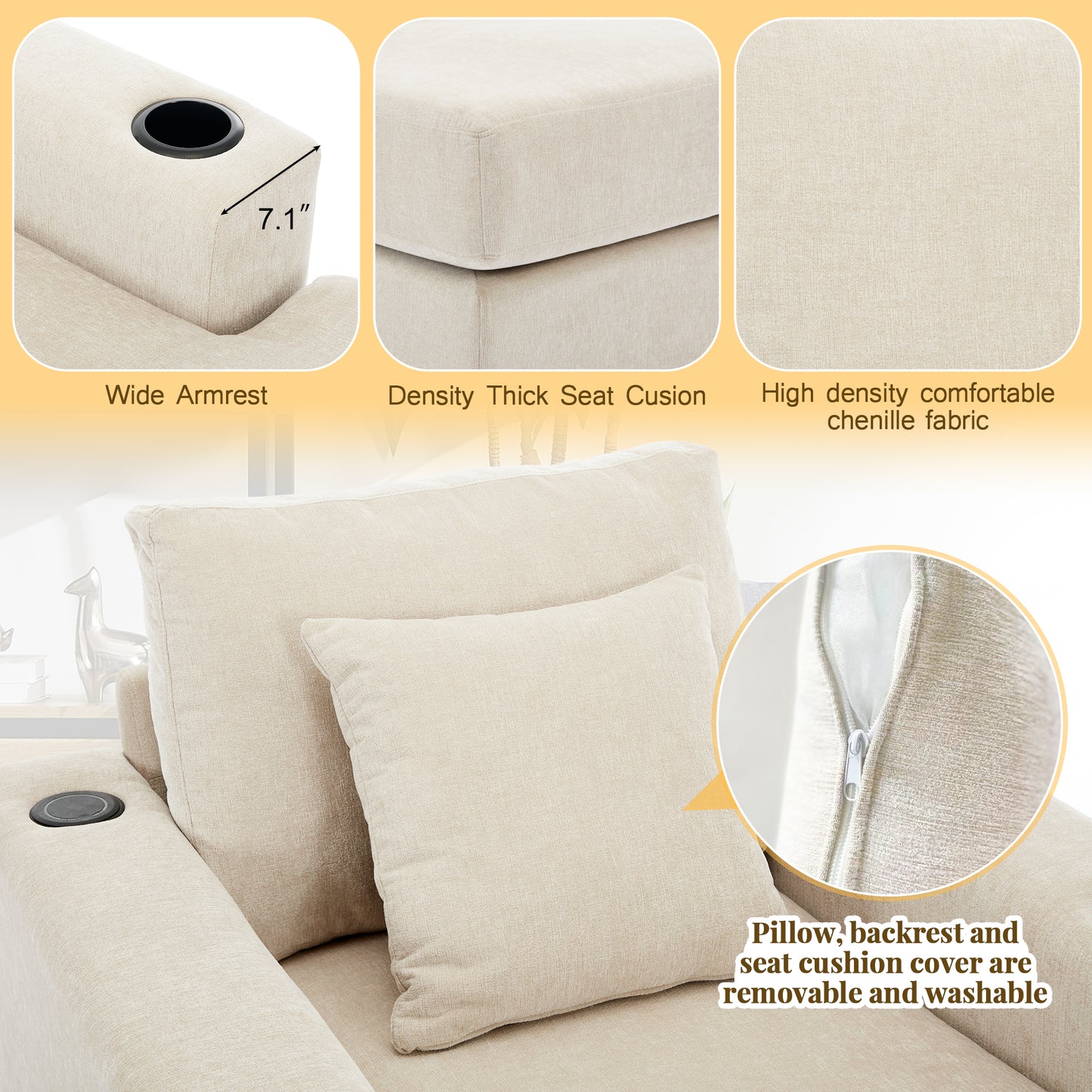 The Executive Lounge Oversized Smart Chaise Chair