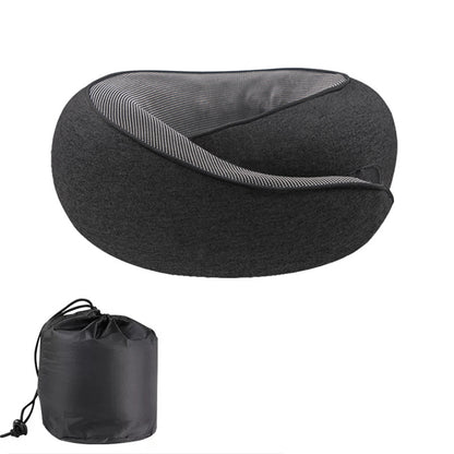 U-shaped Neck Pillow Memory Foam Travel Pillow for Airplane and Office Use, Anti-tilt Design, Essential for Travel
