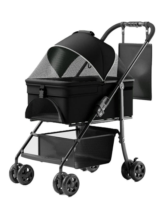 The PawVoyage 2-in-1 Folding Pet Strolle