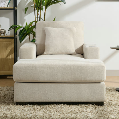 The Executive Lounge Oversized Smart Chaise Chair