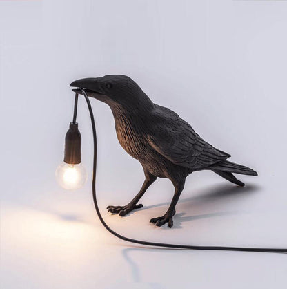 Rich Bird Resin Wall Lamp Nordic Simple Creative Bedhead Animal Decoration Desk Lamp Bird Night Lamp Decoration