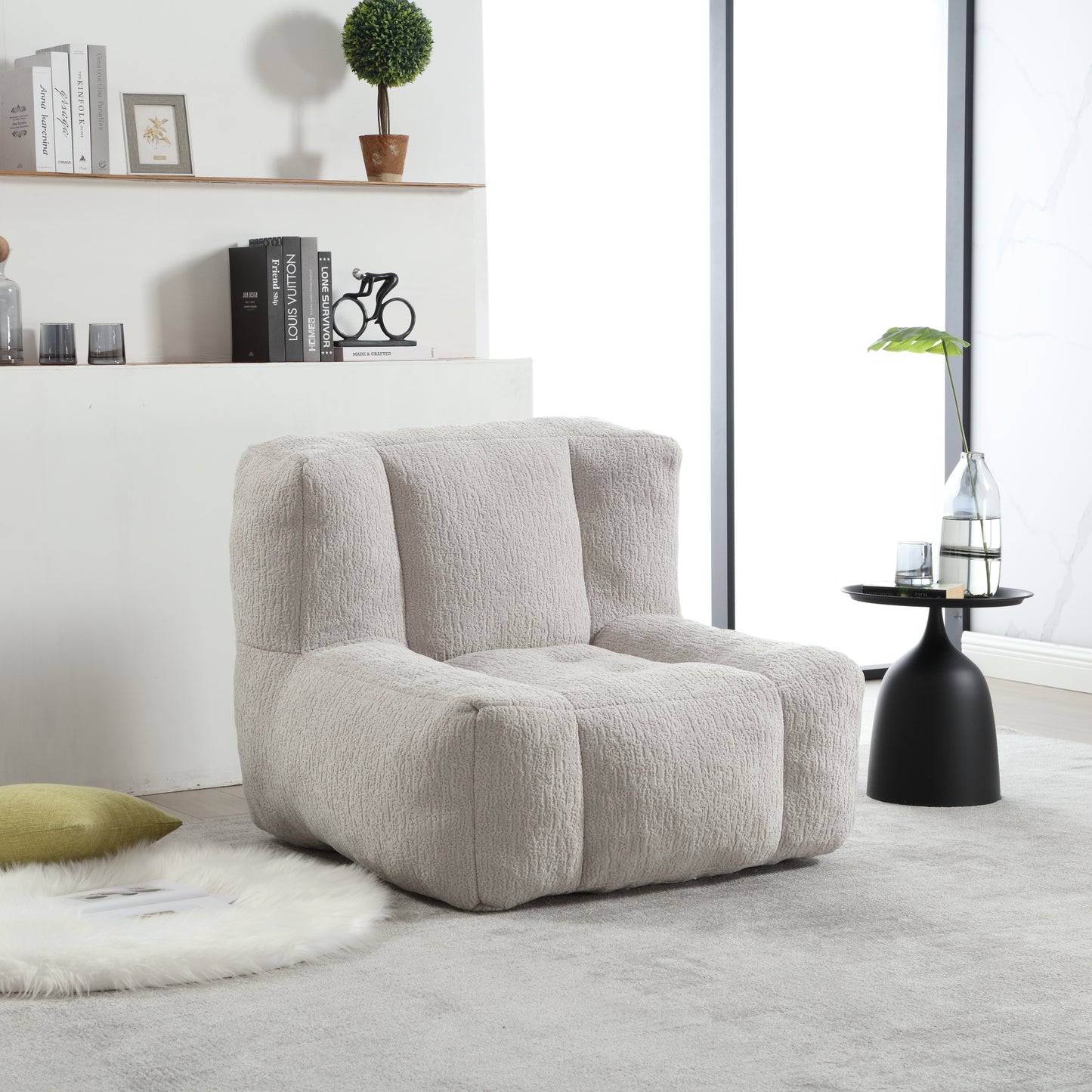 The CloudLounge Plush Bean Bag Chair