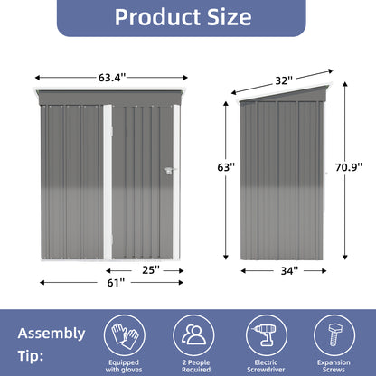 IronPeak Outdoor Storage Shed