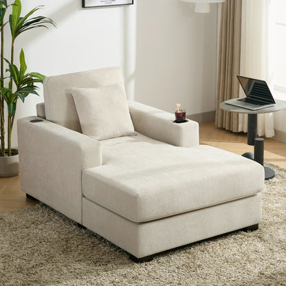 The Executive Lounge Oversized Smart Chaise Chair