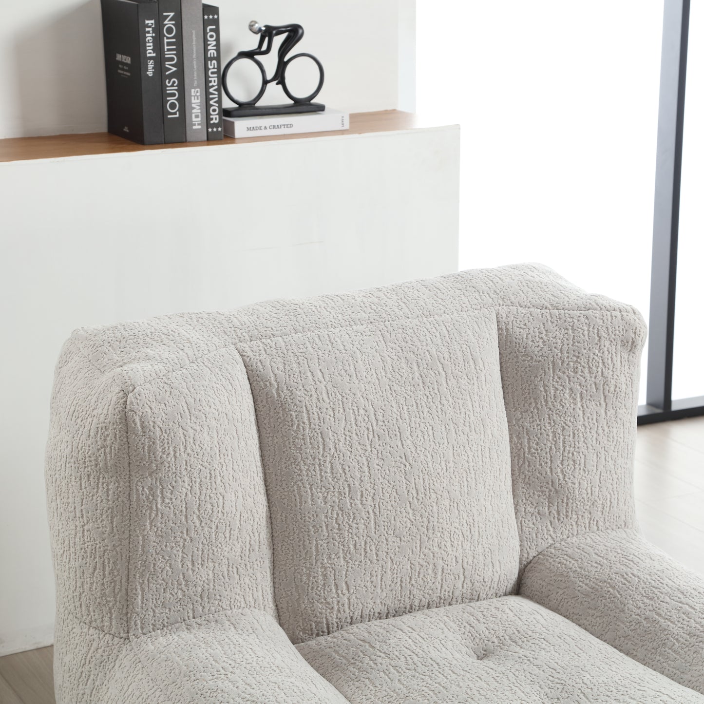 The CloudLounge Plush Bean Bag Chair