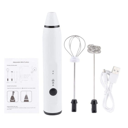 3-Piece Handheld Multi-Head Milk Frother