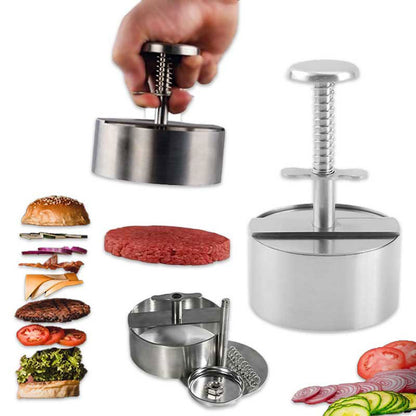 GrillMaster Stainless Steel Burger Press
