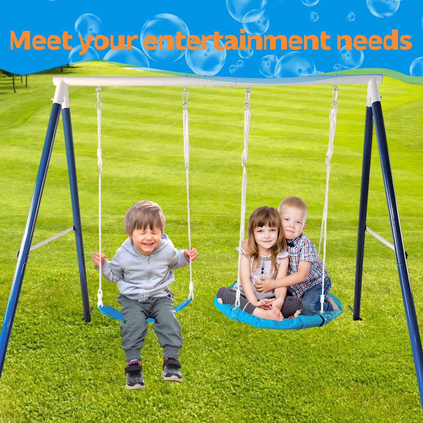 SkyNest Adventure Swing Set