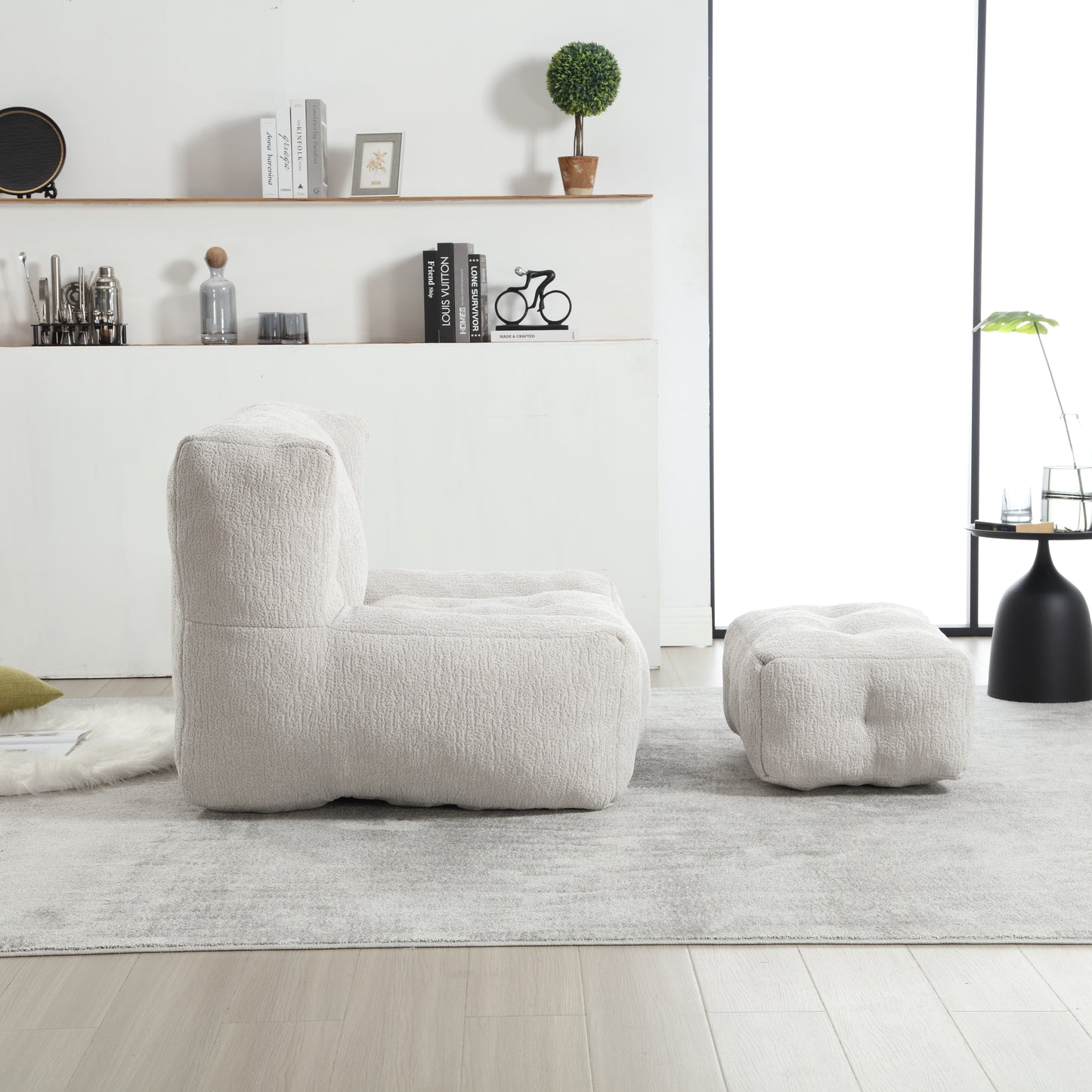 The CloudLounge Plush Bean Bag Chair