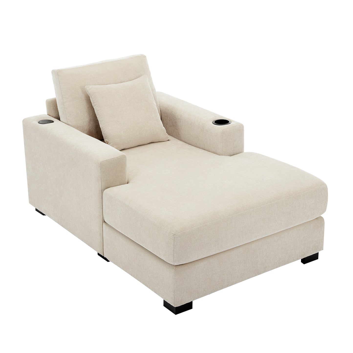 The Executive Lounge Oversized Smart Chaise Chair