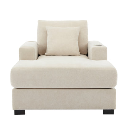 The Executive Lounge Oversized Smart Chaise Chair