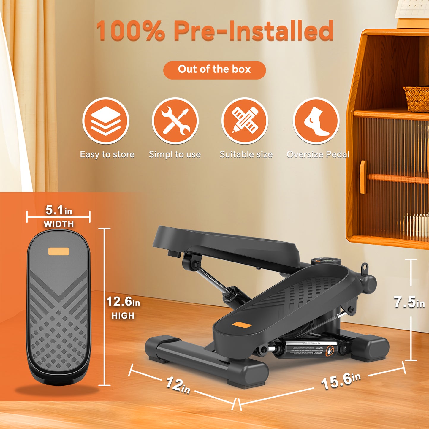 CoreStride Mini Stepper Trainer