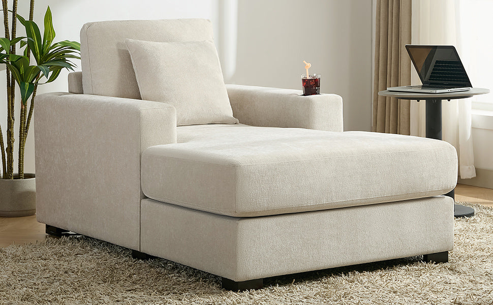 The Executive Lounge Oversized Smart Chaise Chair