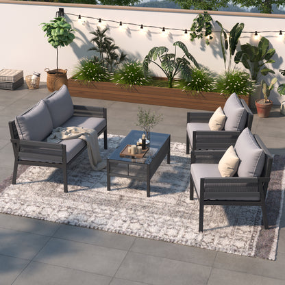 Solvèra Luxe Patio Conversation Set