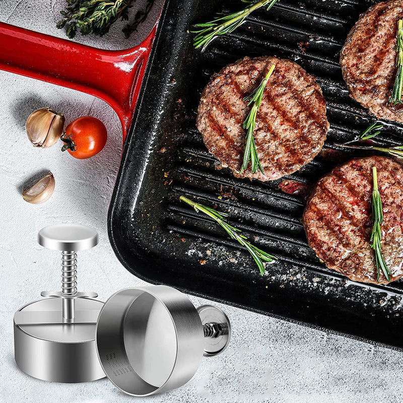 GrillMaster Stainless Steel Burger Press