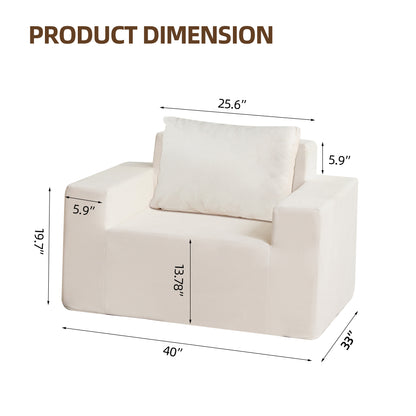 The CloudNest Foam Lounge Chair