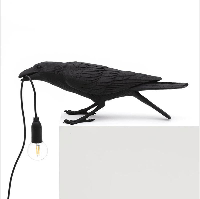 Rich Bird Resin Wall Lamp Nordic Simple Creative Bedhead Animal Decoration Desk Lamp Bird Night Lamp Decoration