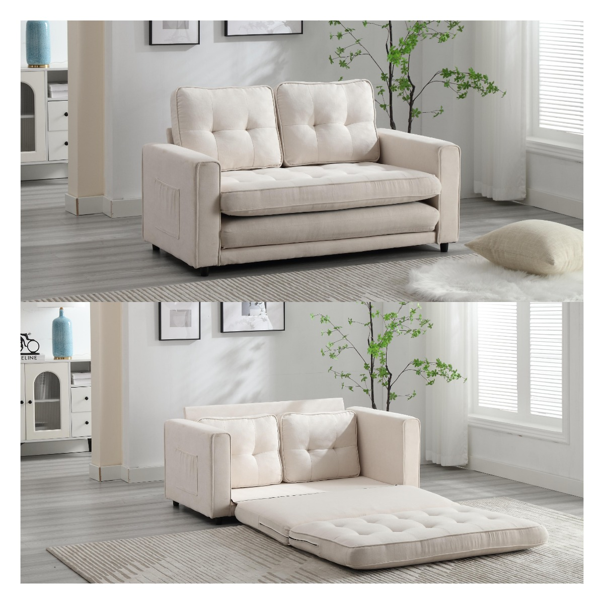 The UrbanFlex Convertible Sofa Bed