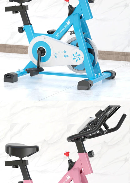 Kids Indoor Spinning Exercise Bike – Silent Home Cardio Fitness Bicycle