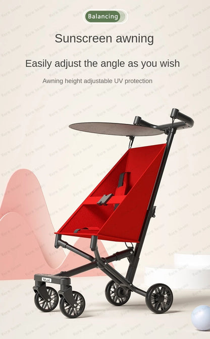 Baby Stroller for Big Kids Ultra Lightweight Foldable Stroller Travel Children's Umbrella Stroller Removable and Washable