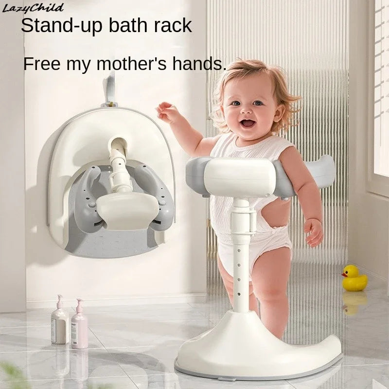 Adjustable Foldable Baby Bath Stand – Safe & Comfortable Support for Easy Bath Time