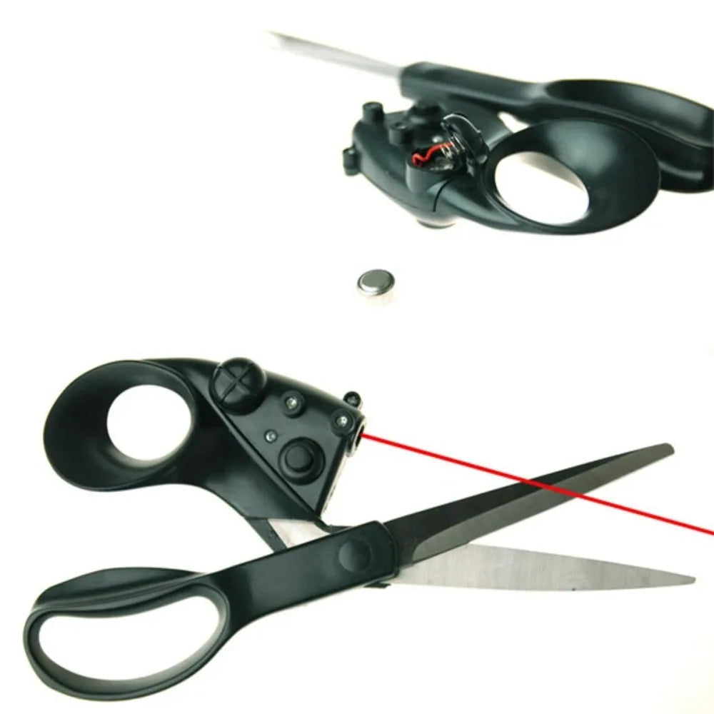 Laser Guided Precision Scissors – Perfect Straight Cuts Every Time