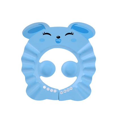 Baby Shower Cap for Kids – Adjustable Waterproof Shampoo Hat with Ear & Eye Protection