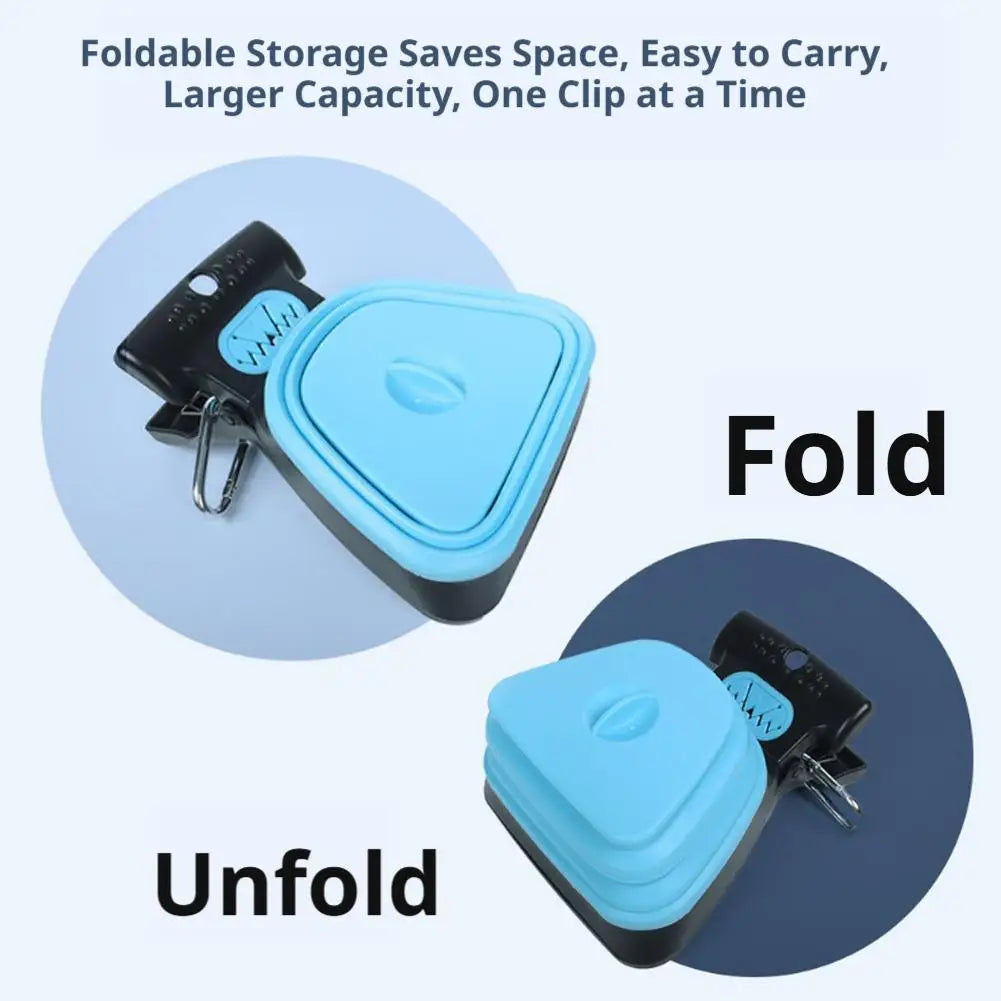 Foldable Portable Pet Poop Scooper – Hygienic One-Hand Waste Picker for Dogs