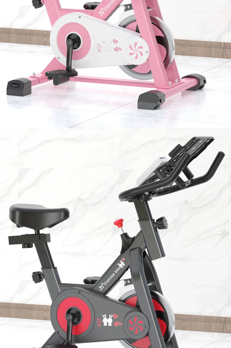 Kids Indoor Spinning Exercise Bike – Silent Home Cardio Fitness Bicycle