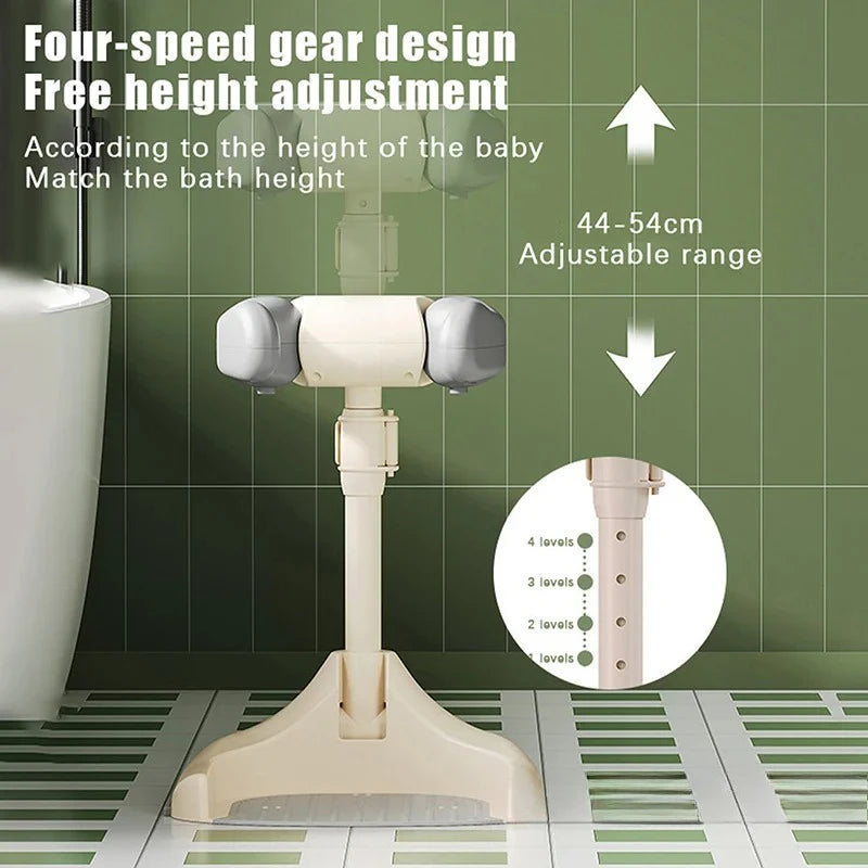 Adjustable Foldable Baby Bath Stand – Safe & Comfortable Support for Easy Bath Time