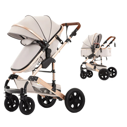 3-in-1 Infant Car Seat & Stroller Travel System with Isofix Base for Newborns & Toddlers