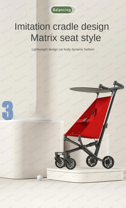 Baby Stroller for Big Kids Ultra Lightweight Foldable Stroller Travel Children's Umbrella Stroller Removable and Washable