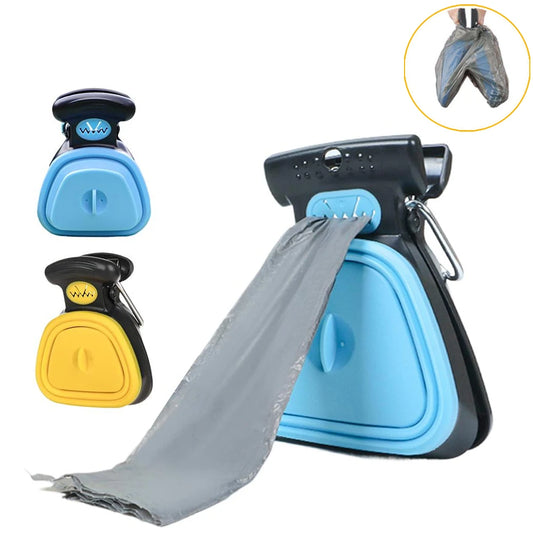 Foldable Portable Pet Poop Scooper – Hygienic One-Hand Waste Picker for Dogs