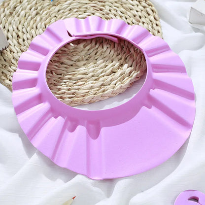 Baby Shower Cap for Kids – Adjustable Waterproof Shampoo Hat with Ear & Eye Protection