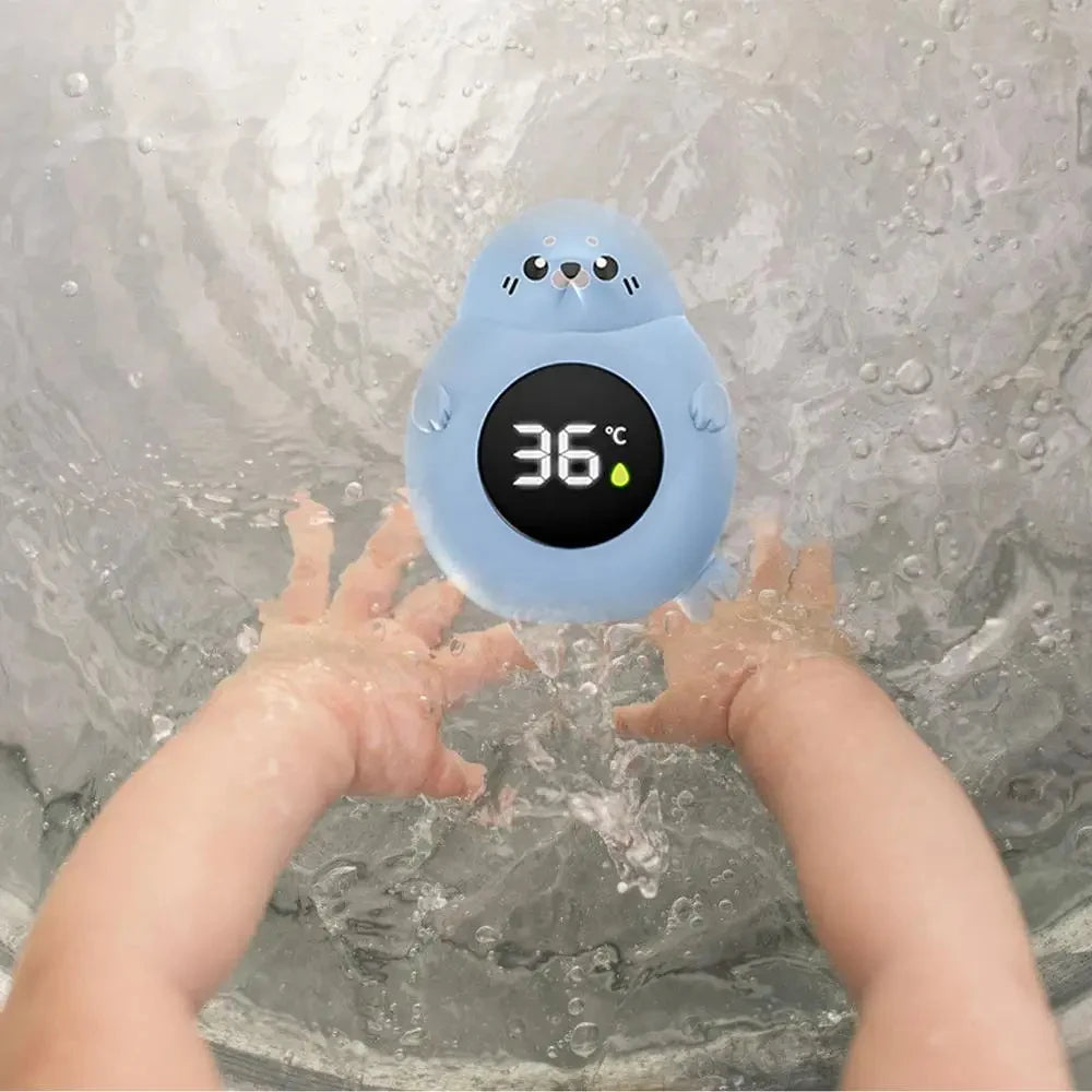 Baby Bath Thermometer – Digital LED Water Temperature Monitor with Safety Warning