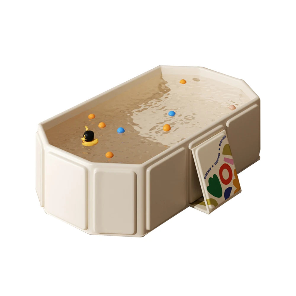1 foldable bathtub for family use, a convenient summer garden pool for storage, and a baby bathtub suitable for family travel