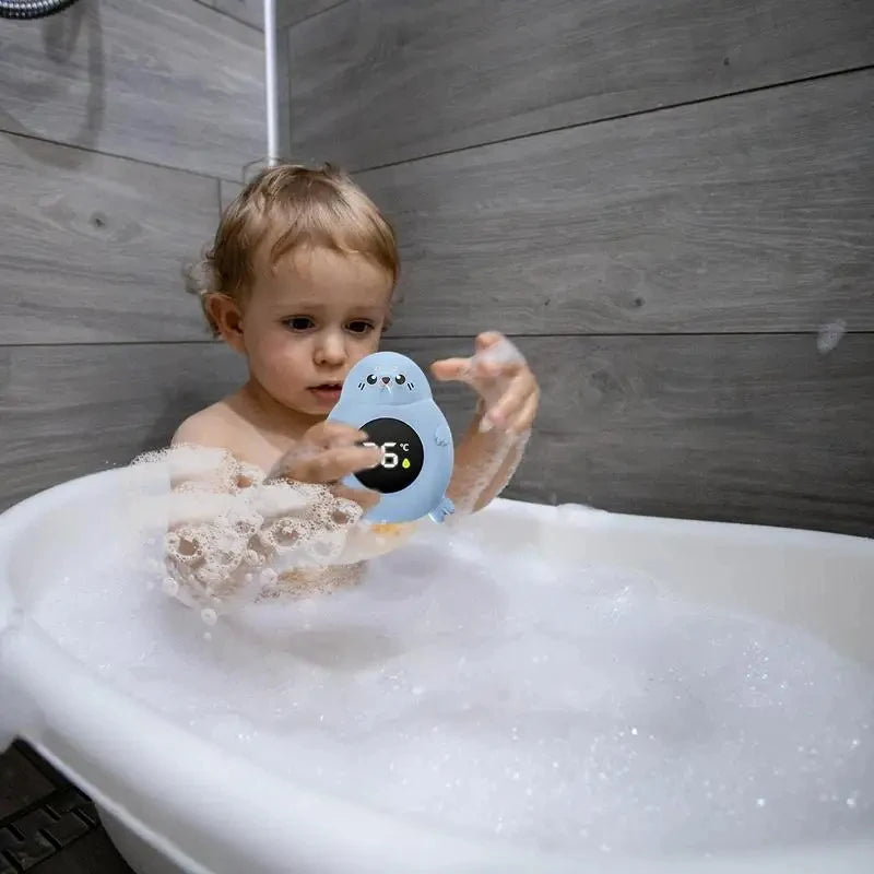 Baby Bath Thermometer – Digital LED Water Temperature Monitor with Safety Warning