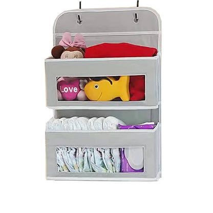 5-Shelf Hanging Storage Organizer – Behind Door Multi-Pocket Space Saver