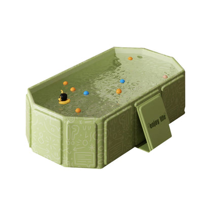 1 foldable bathtub for family use, a convenient summer garden pool for storage, and a baby bathtub suitable for family travel