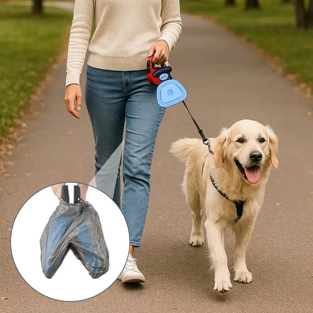 Foldable Portable Pet Poop Scooper – Hygienic One-Hand Waste Picker for Dogs