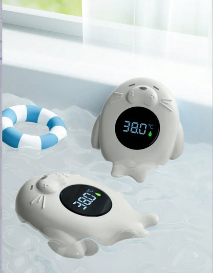 Baby Bath Thermometer – Digital LED Water Temperature Monitor with Safety Warning