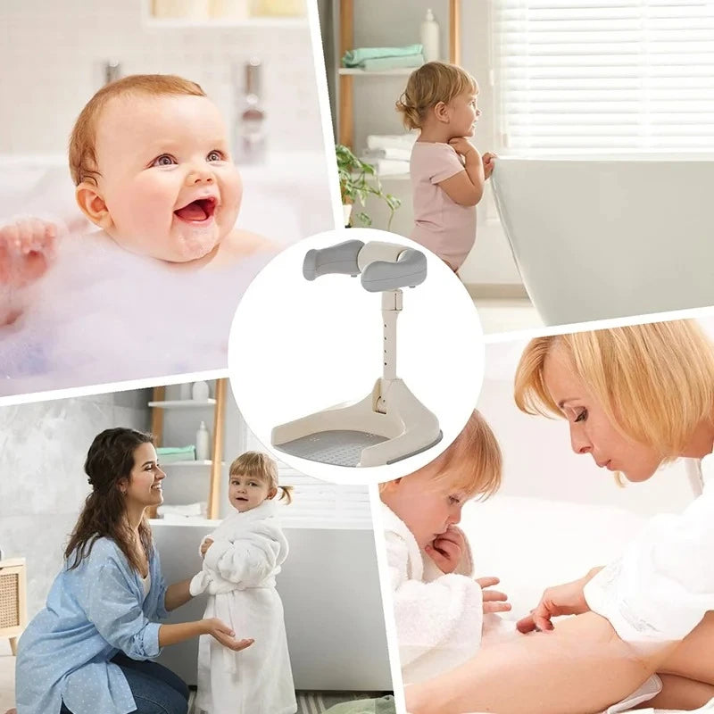 Adjustable Foldable Baby Bath Stand – Safe & Comfortable Support for Easy Bath Time