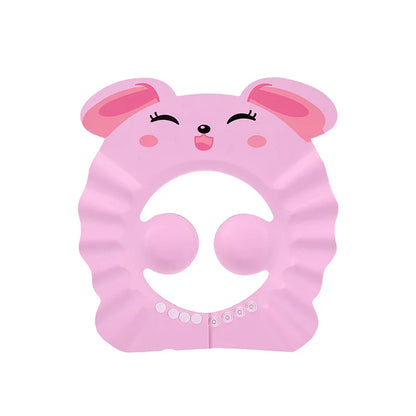 Baby Shower Cap for Kids – Adjustable Waterproof Shampoo Hat with Ear & Eye Protection